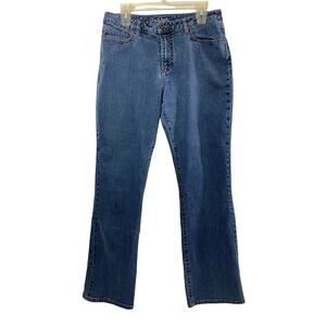 Pashu  Jeans Womens Size 12 Medium Wash Denim Straight Mid Rise‎